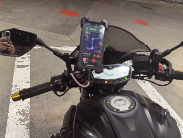 MT-07 スマートフォンナビ