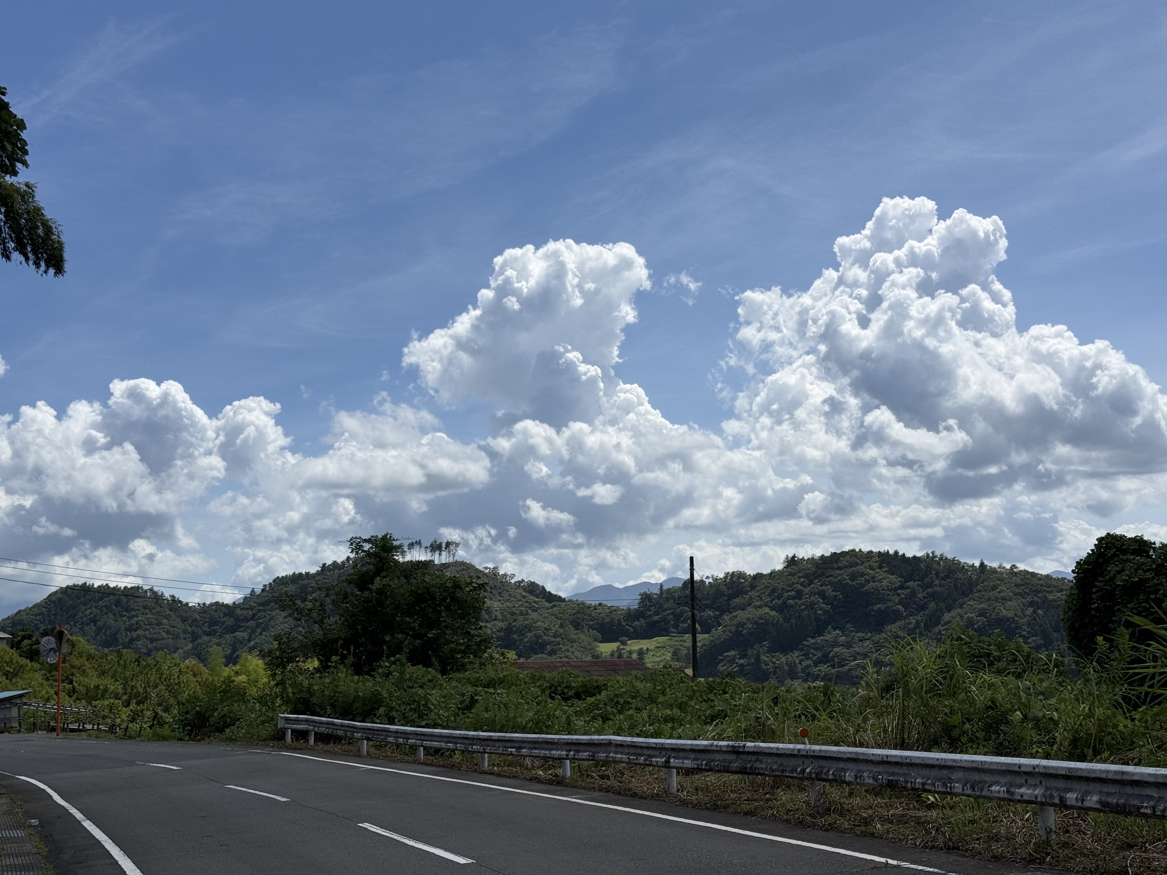 秋川方面のツーリング風景