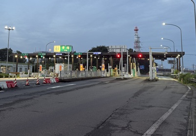 新潟へ向かう高速道路