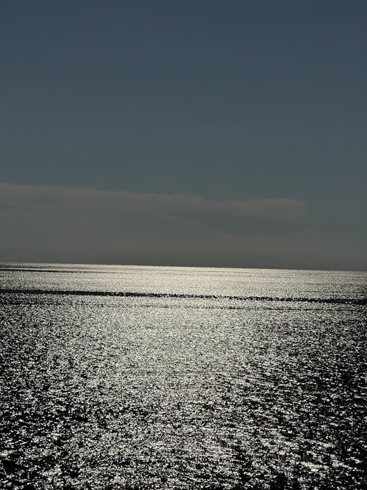 夕方の日本海